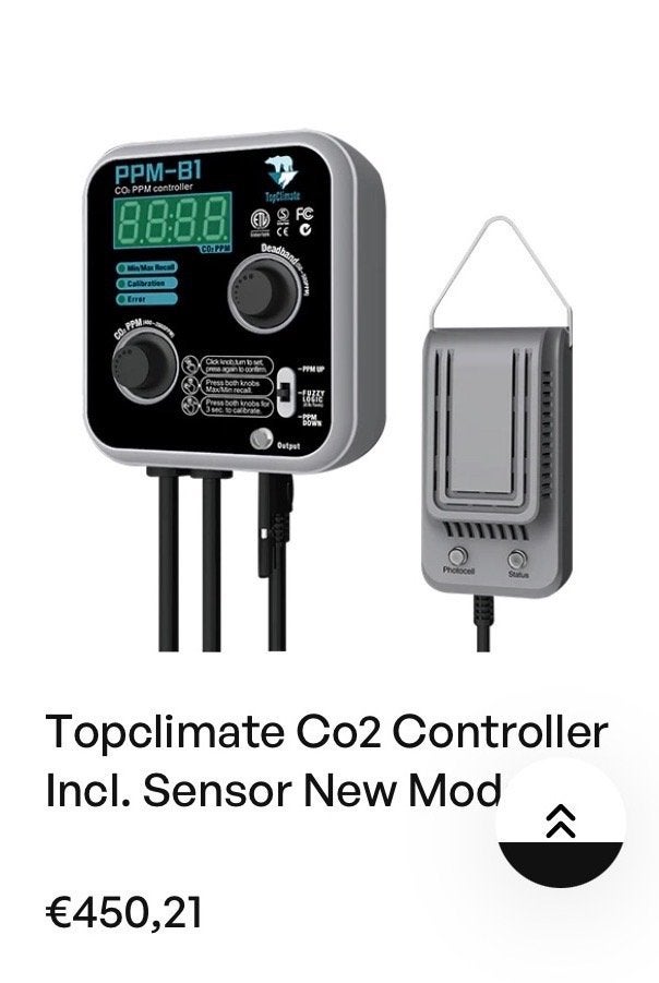 pro Leaf co2 set, Ophalen, Zo goed als nieuw, 250 ampère of meer, Co2