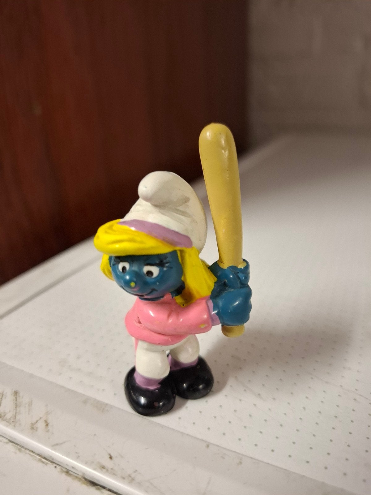 Smurfin Baseball  Schleich, Ophalen of Verzenden