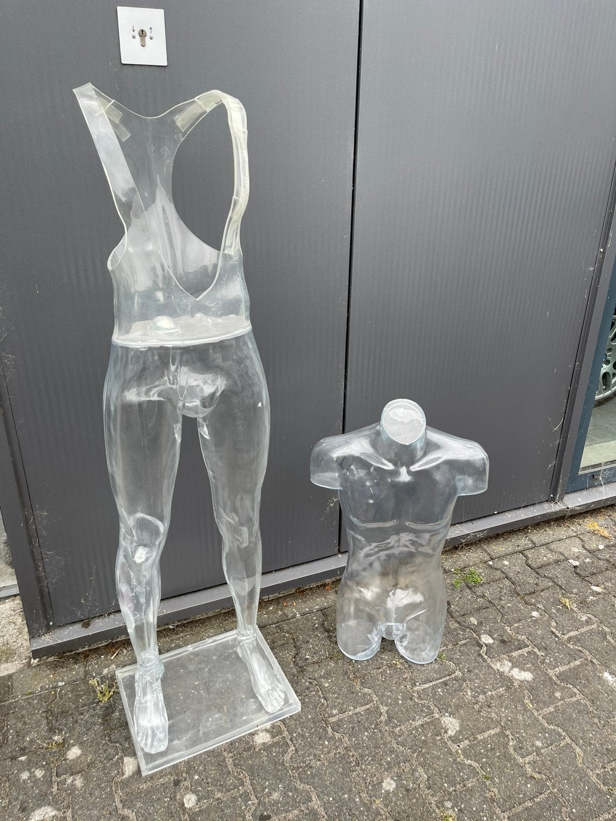 Doorzichtige paspop + torso, Verzamelen, Ophalen, Zo goed als nieuw, Pop