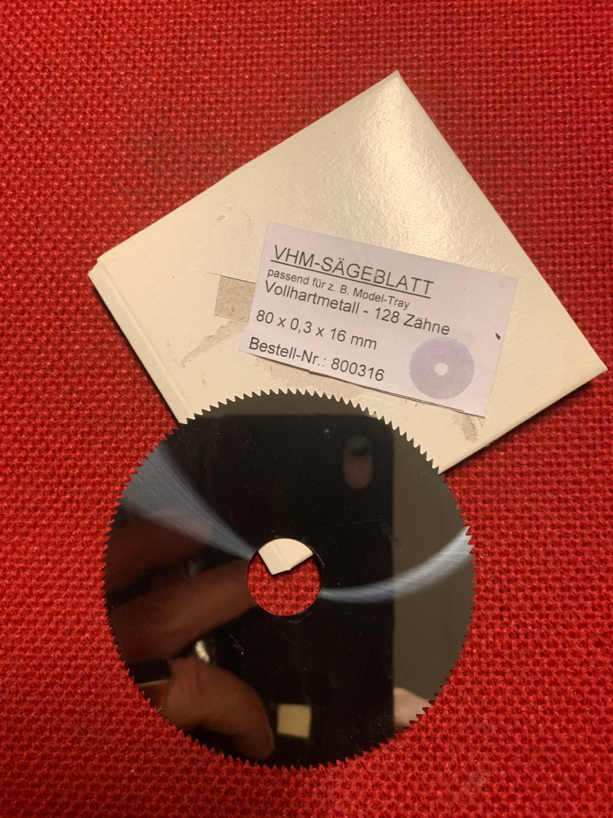 Volhardmetaal zaagblaadje, Ophalen of Verzenden, Nieuw, 1:50 of kleiner