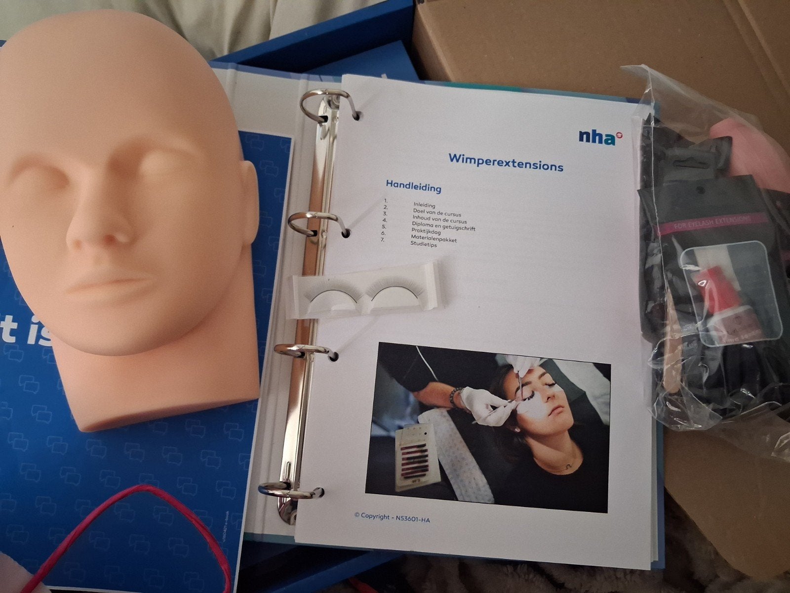 NHA Wimperextensions Cursus Pakket - Nieuw, Ophalen of Verzenden, Nieuw