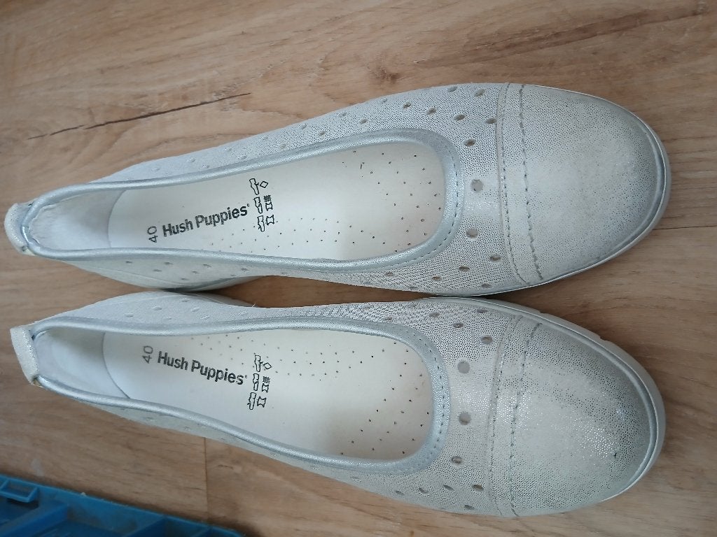 hush puppies ballerina's, Zo goed als nieuw, Grijs, Hush Puppies, Ballerina's