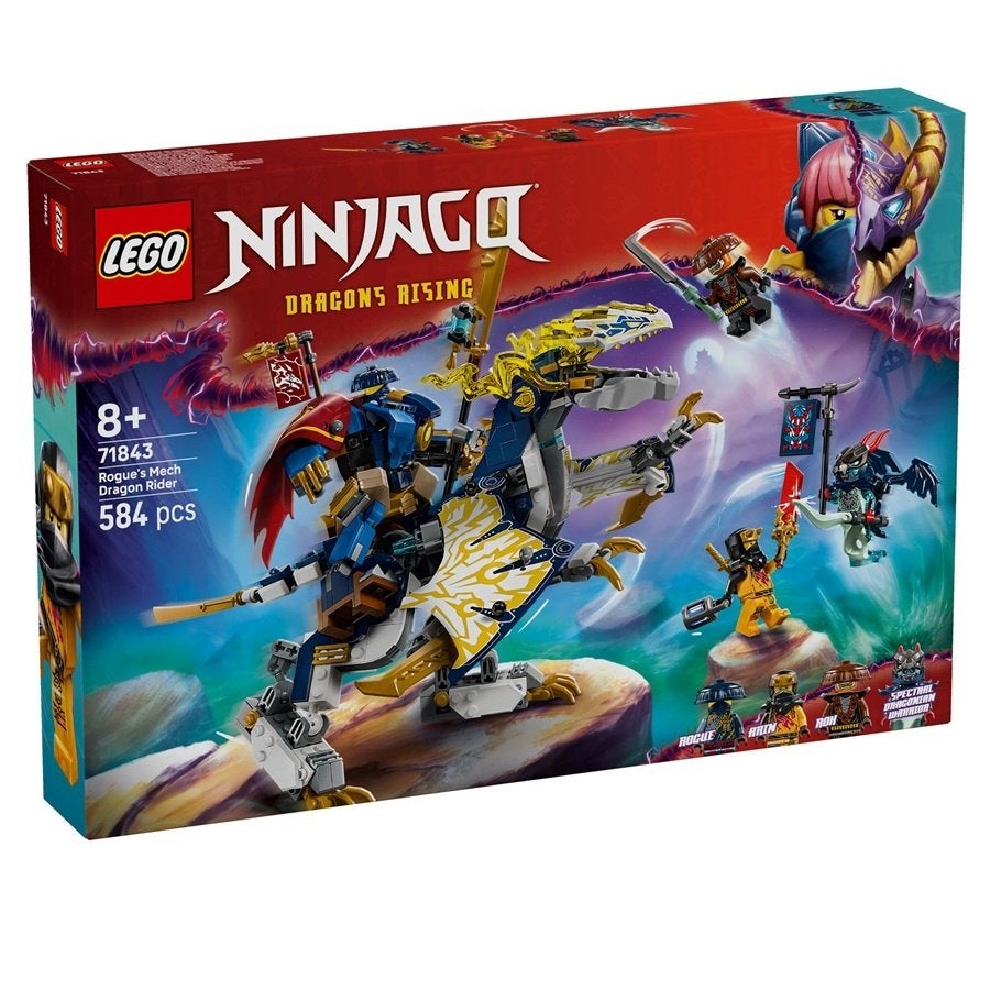 LEGO Ninjago 71843 Rogue's Mecha Drakenrijder * LEGOhuis *, Lego, Nieuw, Ophalen of Verzenden, X