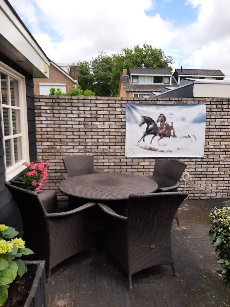 tuinzet, Tuin en Terras, Tuinsets en Loungesets, Ophalen, 4 zitplaatsen, Kunststof, Gebruikt