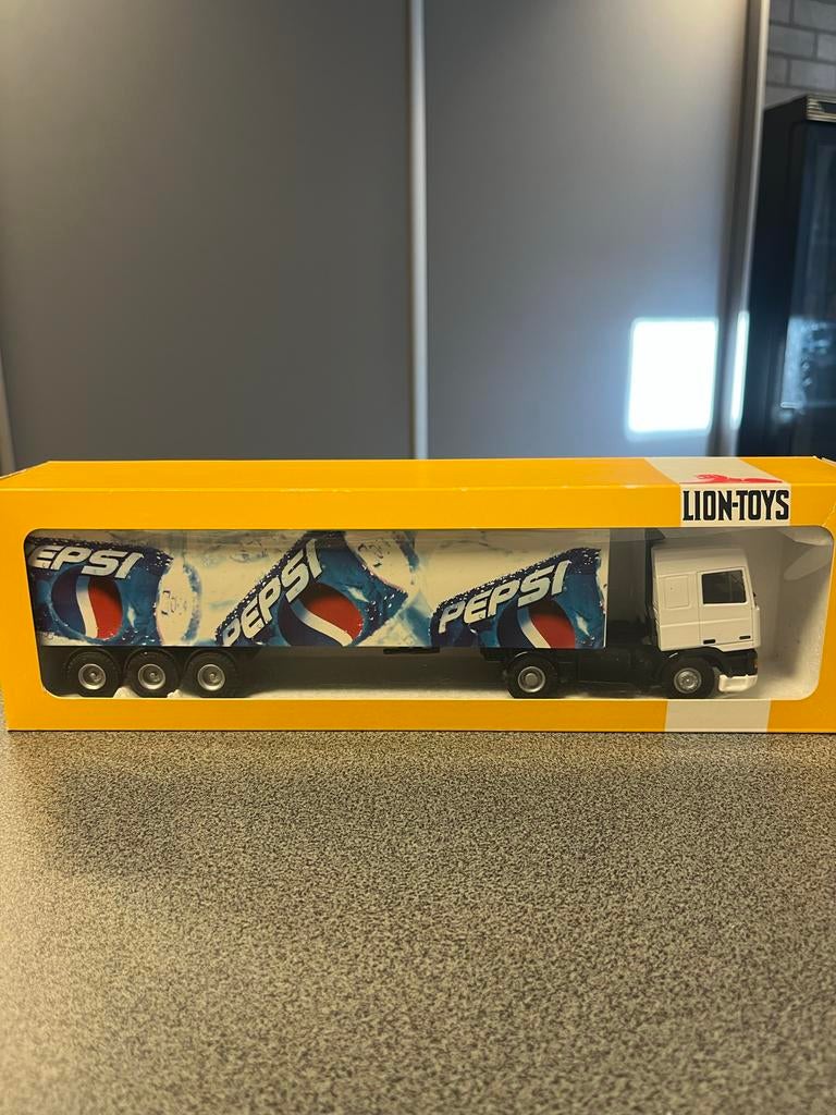 Lion-Toys Pepsi vrachtwagen, Hobby en Vrije tijd, Modelauto's | Overige schalen, Nieuw, Bus of Vrachtwagen, Ophalen of Verzenden