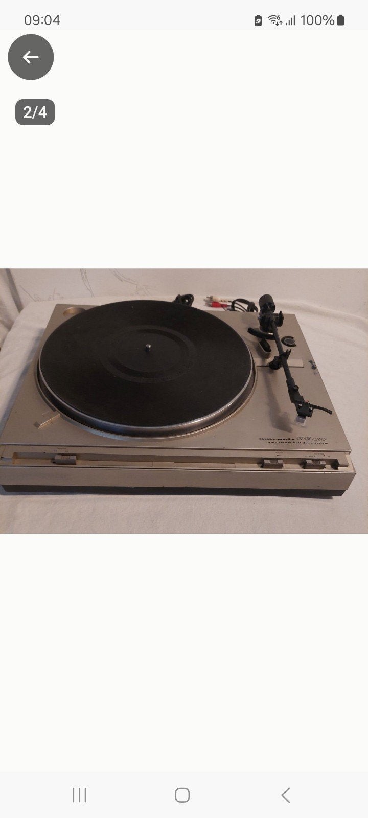 Marantz. TT 1200, Gebruikt, Automatisch, Platenspeler, Ophalen