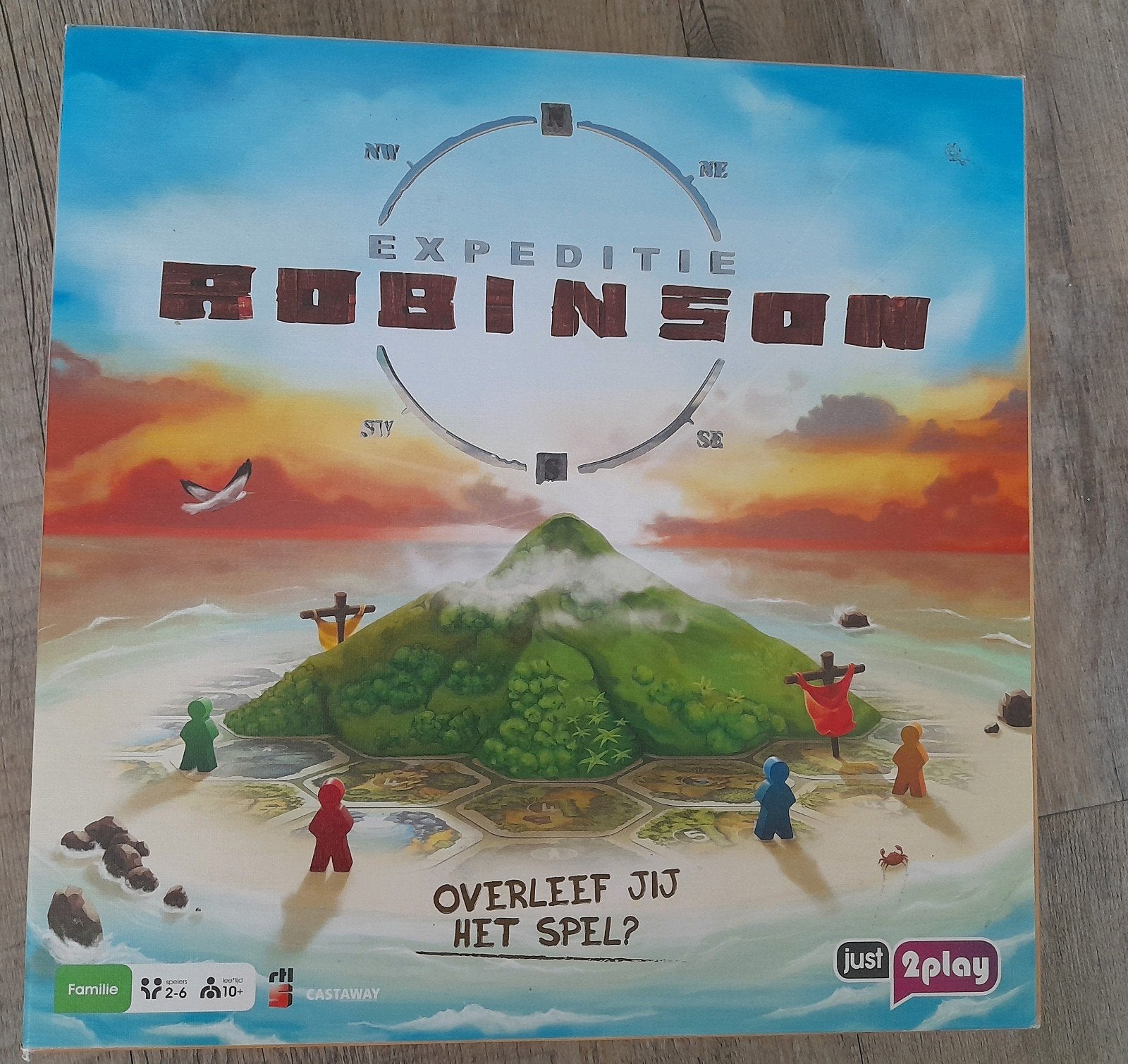 Spel expeditie Robinson, Ophalen, Zo goed als nieuw