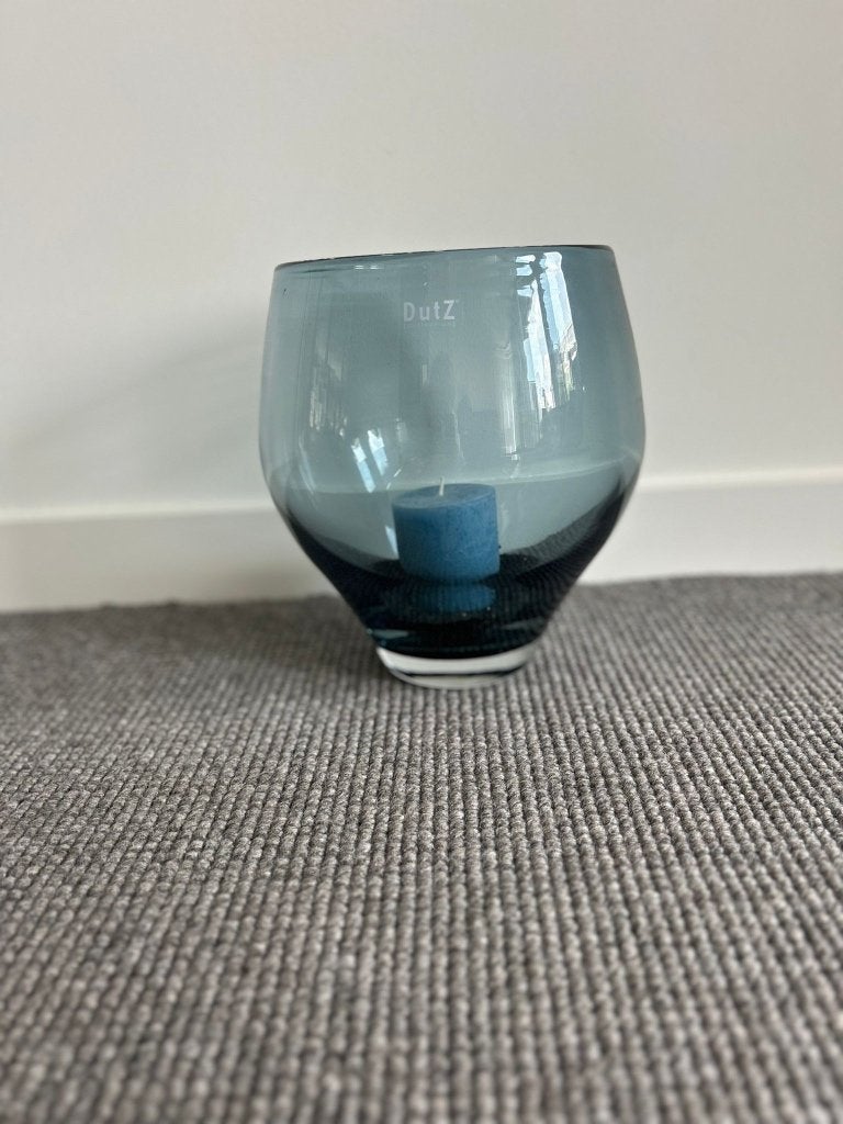 Dutz vaas blauw, Ophalen