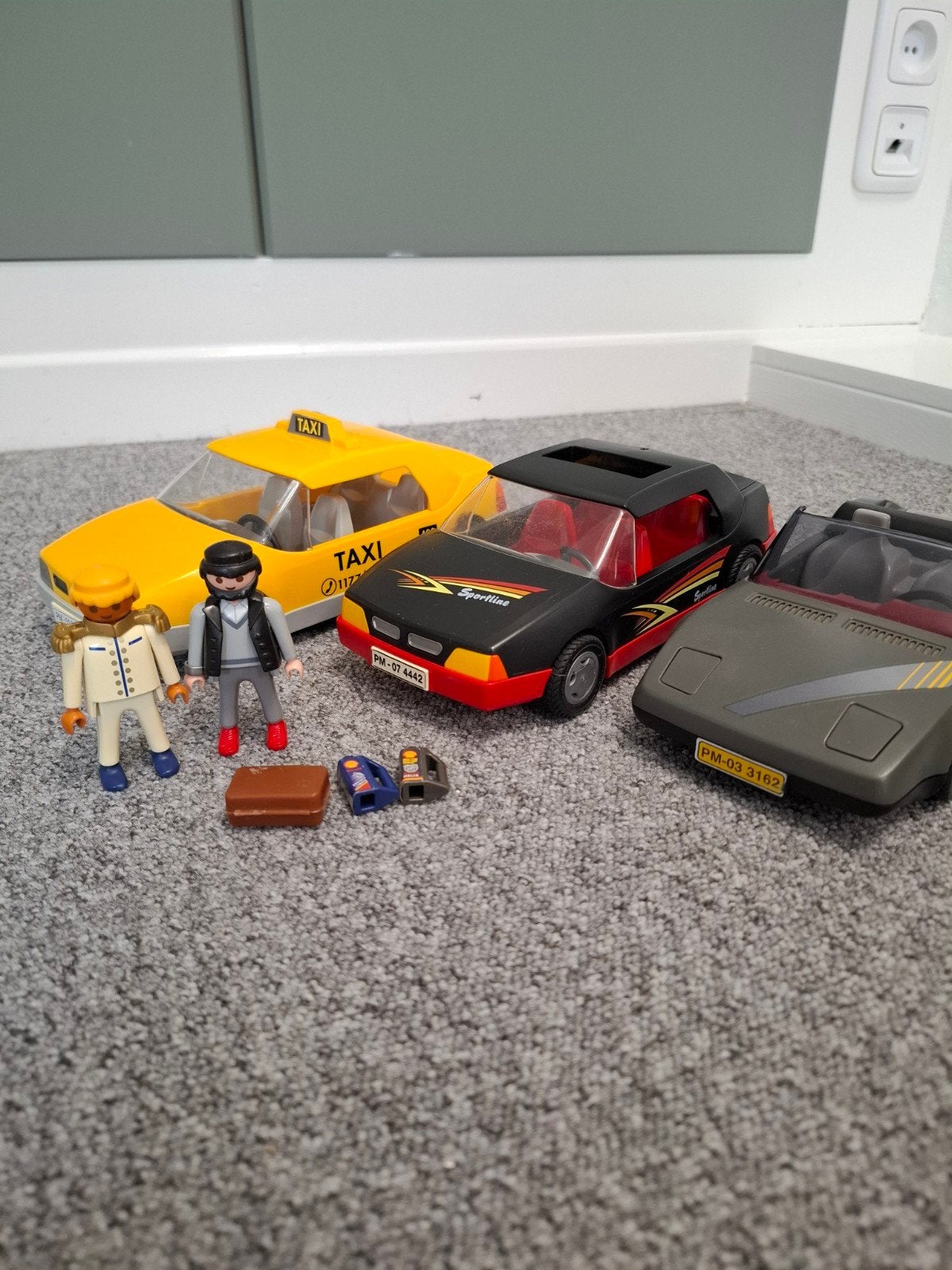 Playmobil auto's en figuren set, Ophalen of Verzenden, Gebruikt
