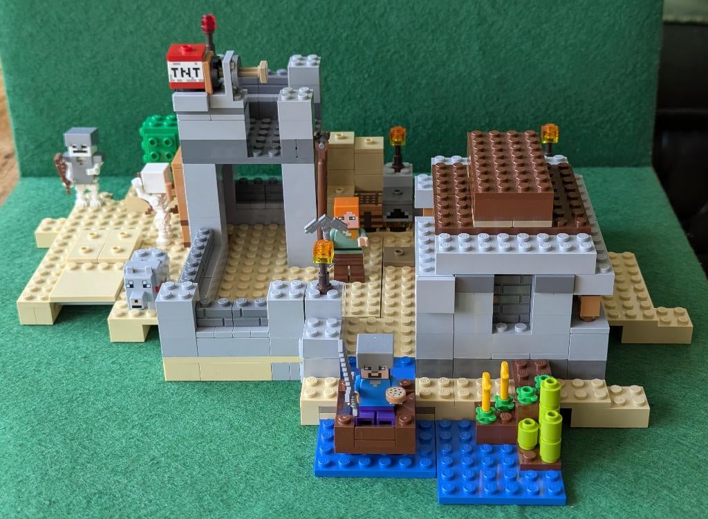 LEGO Minecraft 21121 De Woestijnuitkijkpost, Compleet, Minecraft, Lego, Ophalen of Verzenden