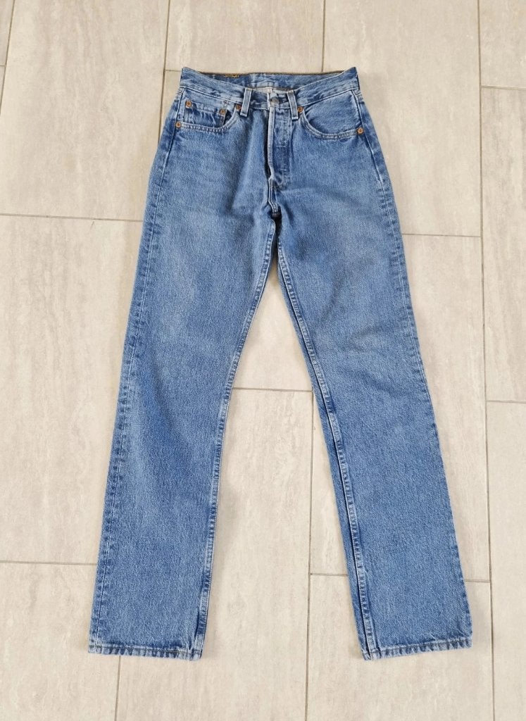 Levi's 501 Vintage, Kleding | Dames, Blauw, Ophalen of Verzenden, Zo goed als nieuw, W27 (confectie 34) of kleiner
