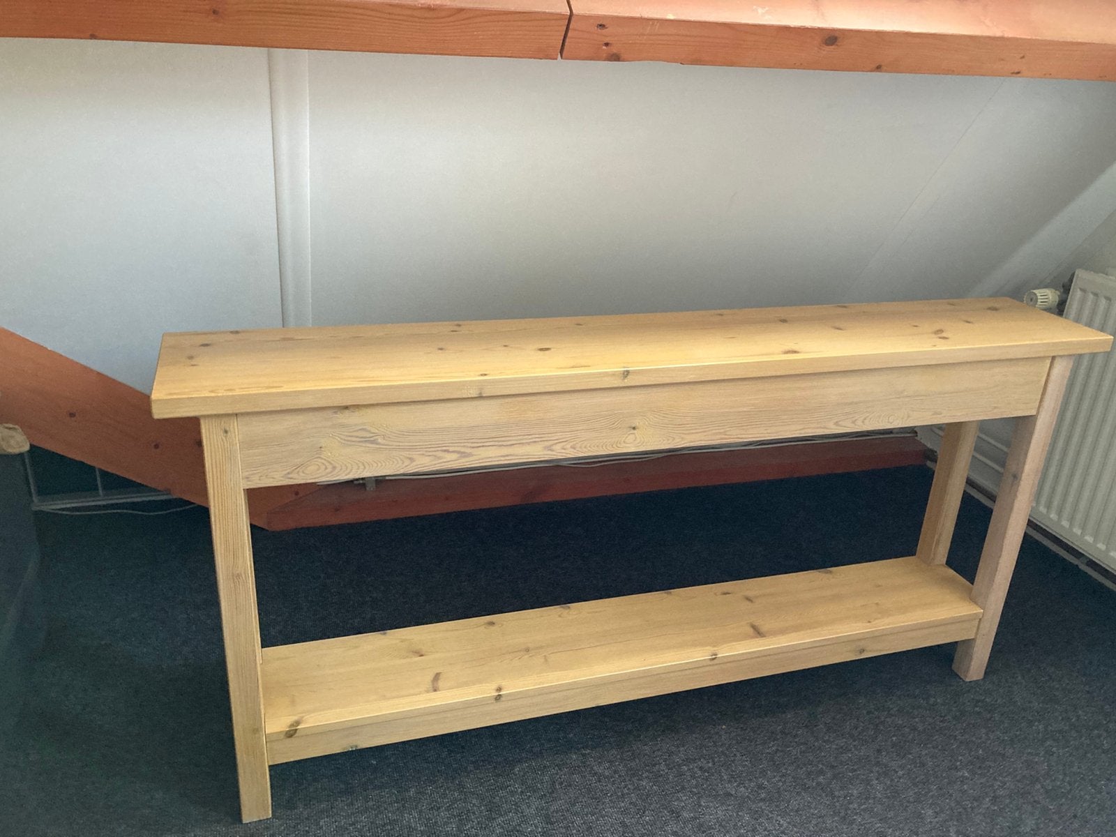 Bartafel / Sidetable, Huis en Inrichting, Ophalen, 100 tot 150 cm, Zo goed als nieuw, Grenenhout