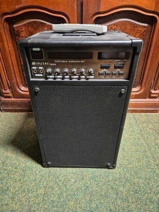 Skytec tec070 portable karaoke set, Ophalen, Zo goed als nieuw, 120 watt of meer, Overige merken