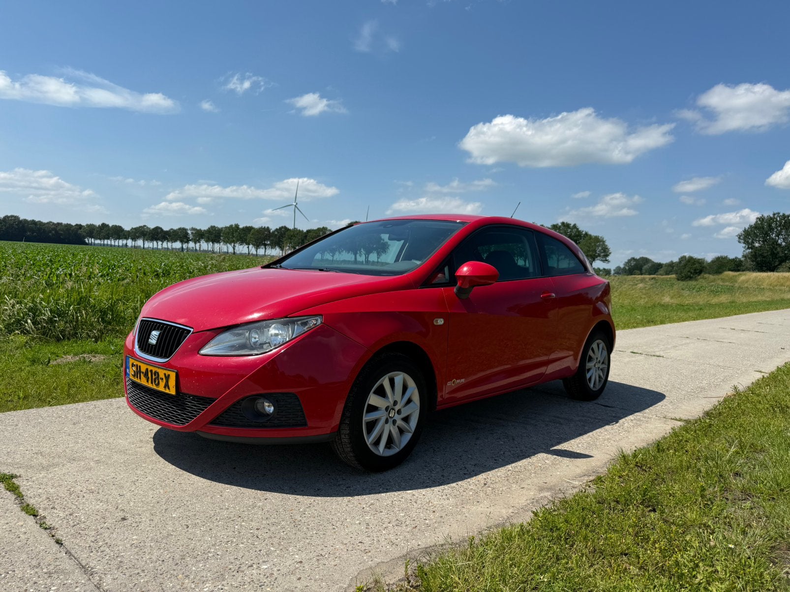 Seat Ibiza 1.2 TSI 77KW 2012 Rood, Auto's, Voorwielaandrijving, 40 €/maand, 995 kg, Ibiza