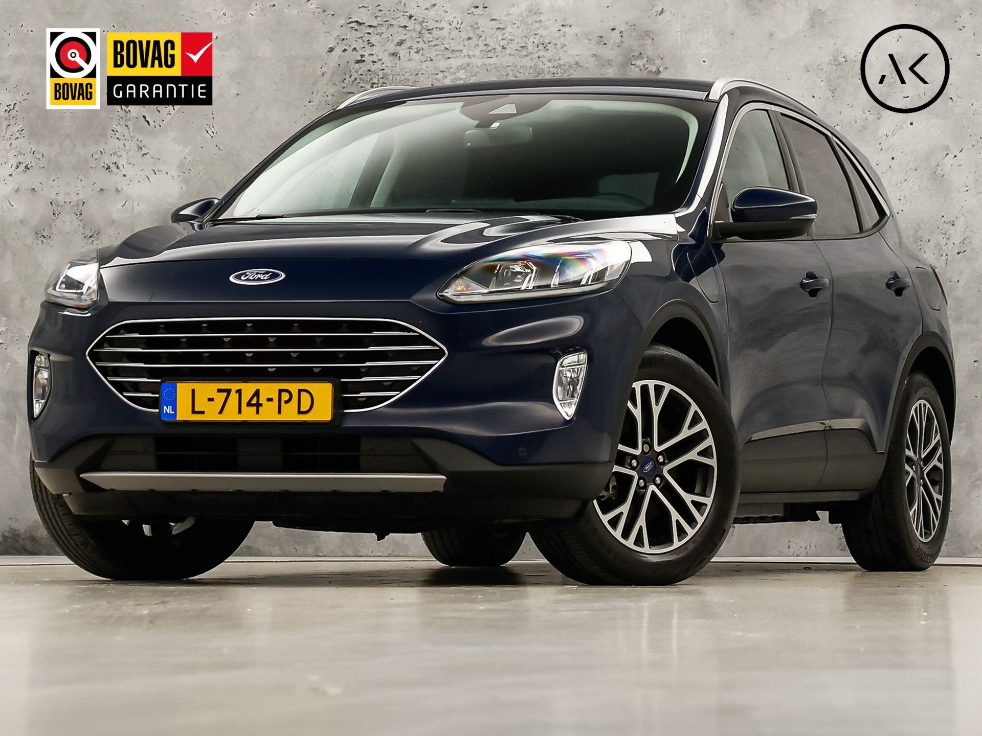 Ford Kuga 2.5 PHEV Titanium 225Pk Automaat (VIRTUAL COCKPIT,, Stof, Gebruikt, Blauw, Bedrijf