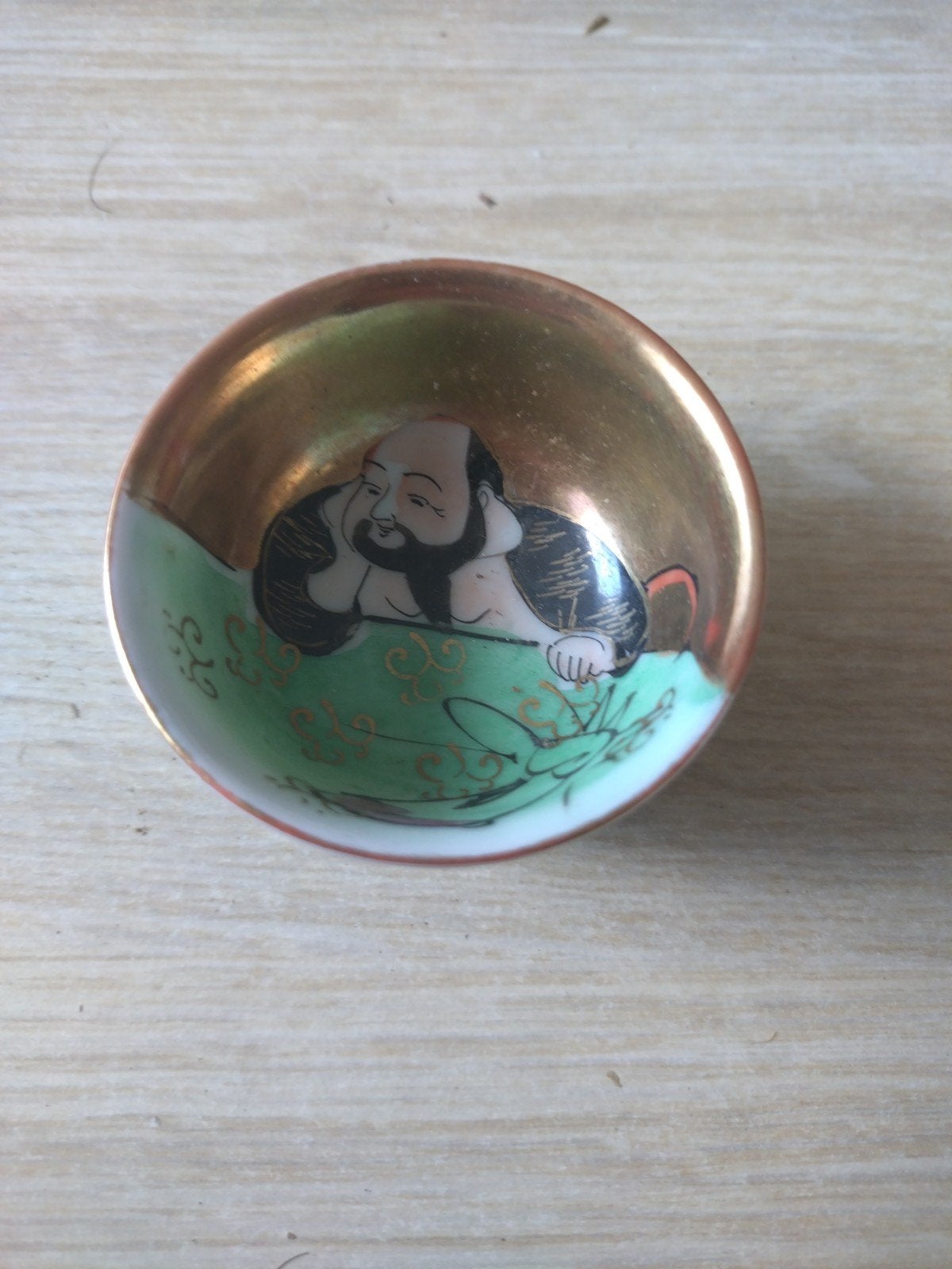 Antieke Japanse Sake Cup, Antiek en Kunst, Antiek | Porselein, Ophalen of Verzenden