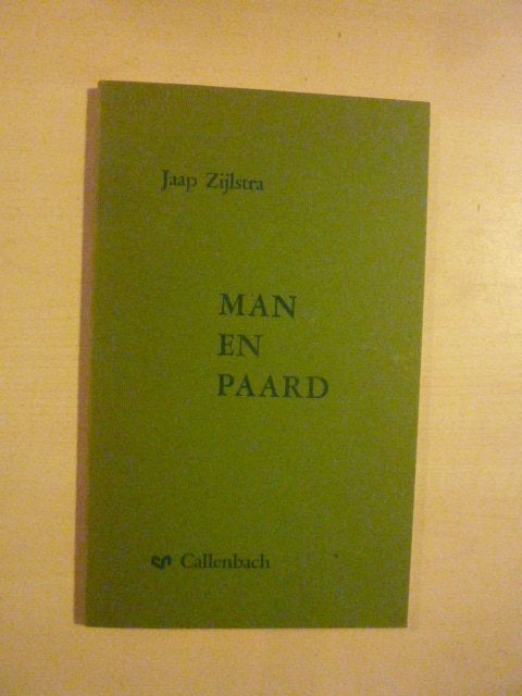 Jaap Zijlstra - Man en paard, Ophalen of Verzenden, Zo goed als nieuw