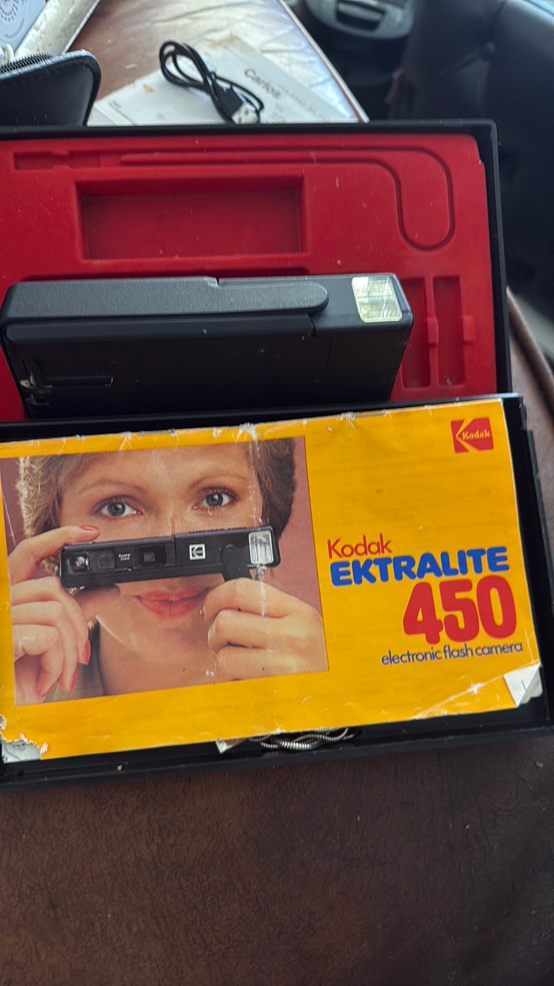 KODAK EKTRALITE FLASH CAMERA type 450, Ophalen of Verzenden, Zo goed als nieuw, Compact, Kodak