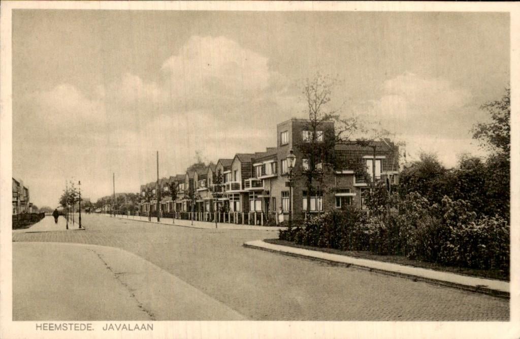 Heemstede - Javalaan - Woonhuizen, Ophalen of Verzenden, 1920 tot 1940, Gelopen, Noord-Holland