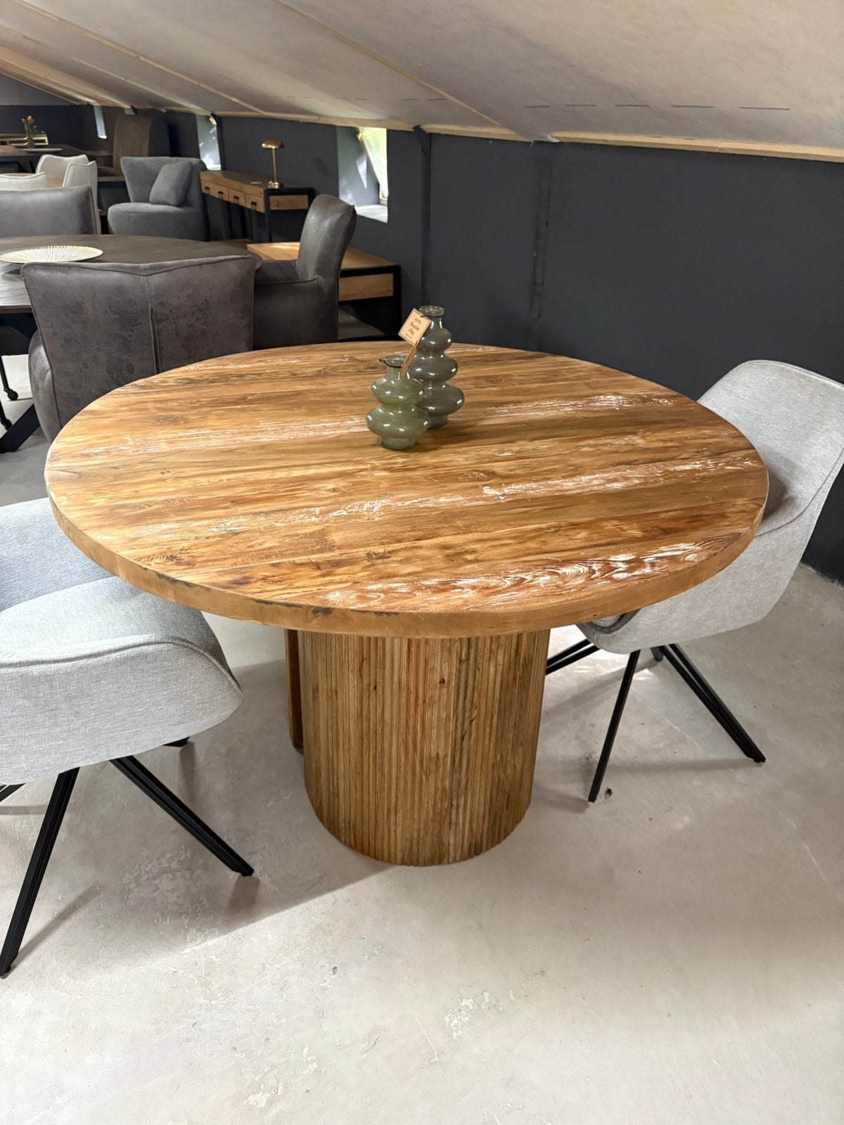Eettafel Kyoto Ø130 cm – NIEUW, Huis en Inrichting, Ophalen, Nieuw