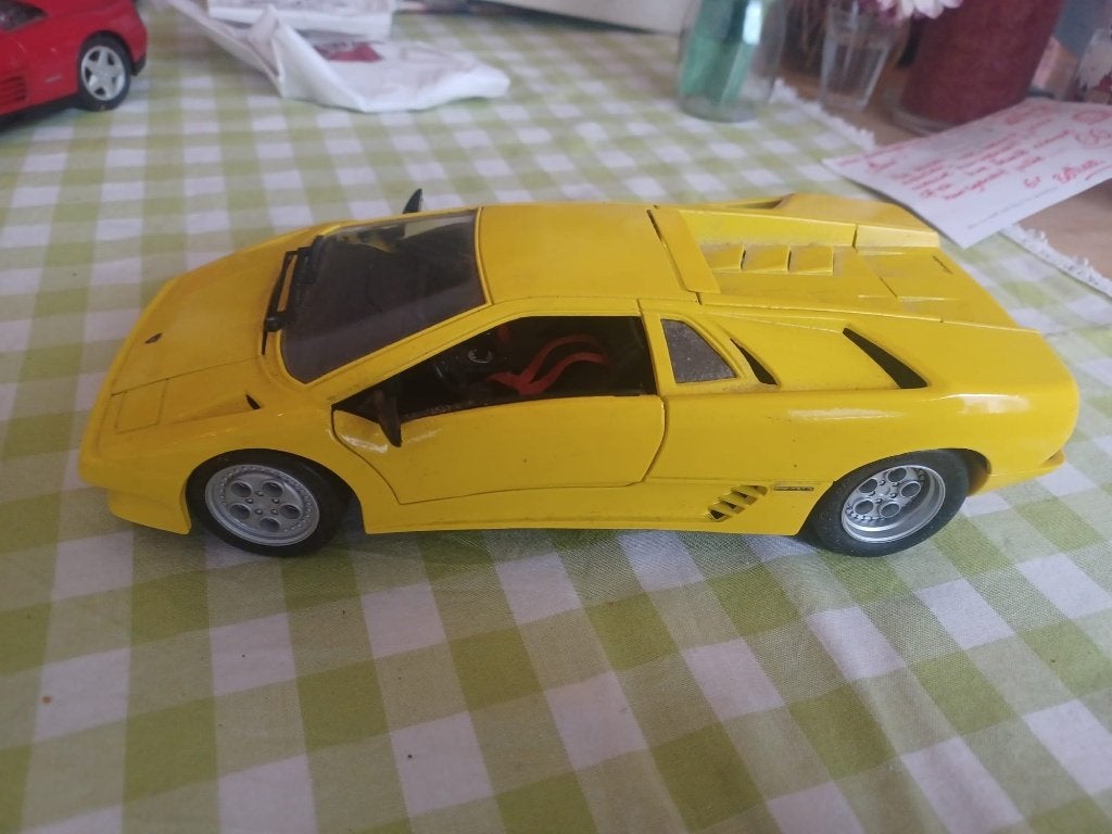Lamborghini Diablo 1:18, Ophalen of Verzenden, Zo goed als nieuw, Auto, Maisto