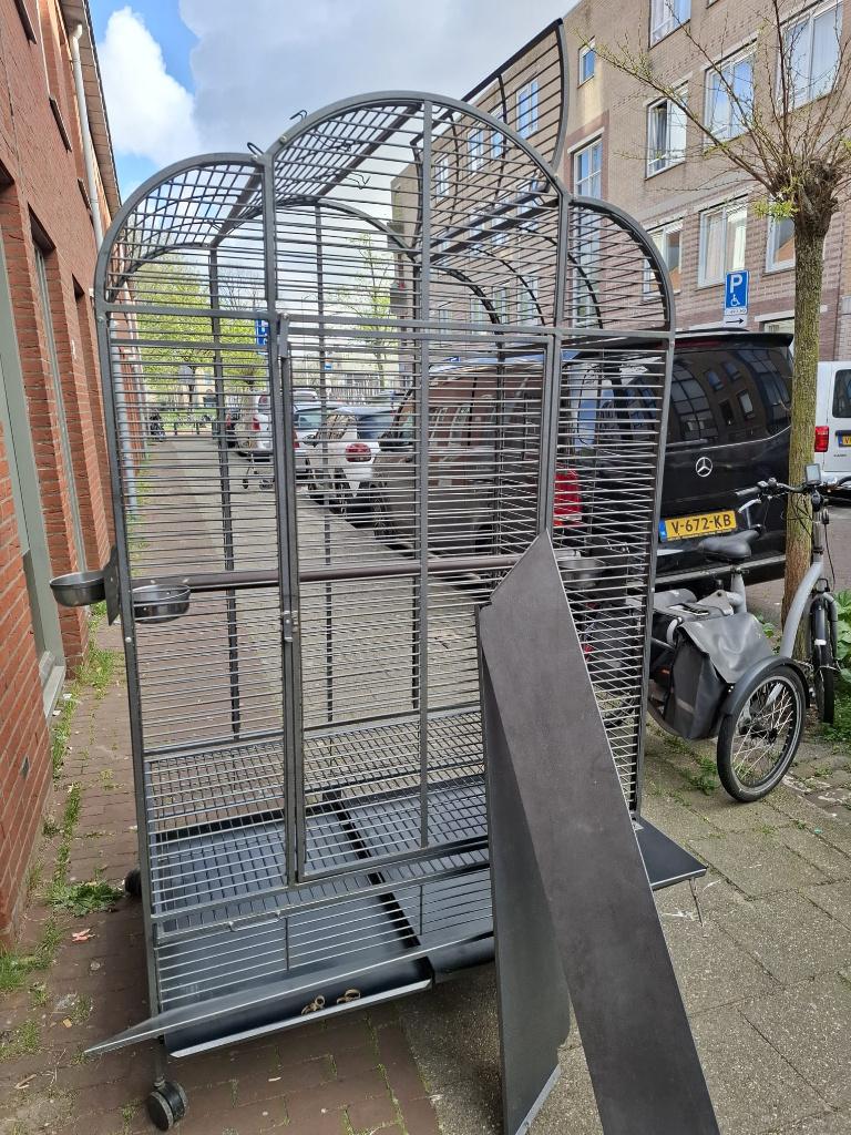 ara papegaaien vogel kooi Jolanda, Dieren en Toebehoren, Ophalen, Zo goed als nieuw, Metaal, Vogelkooi