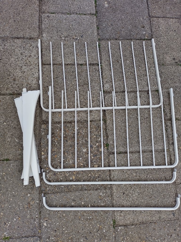 Ikea Algot broeken rek +  kledingstang, Ophalen of Verzenden, Gebruikt