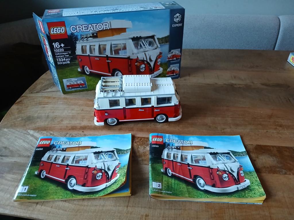 Lego volkswagen camper 10220, Ophalen of Verzenden, Zo goed als nieuw