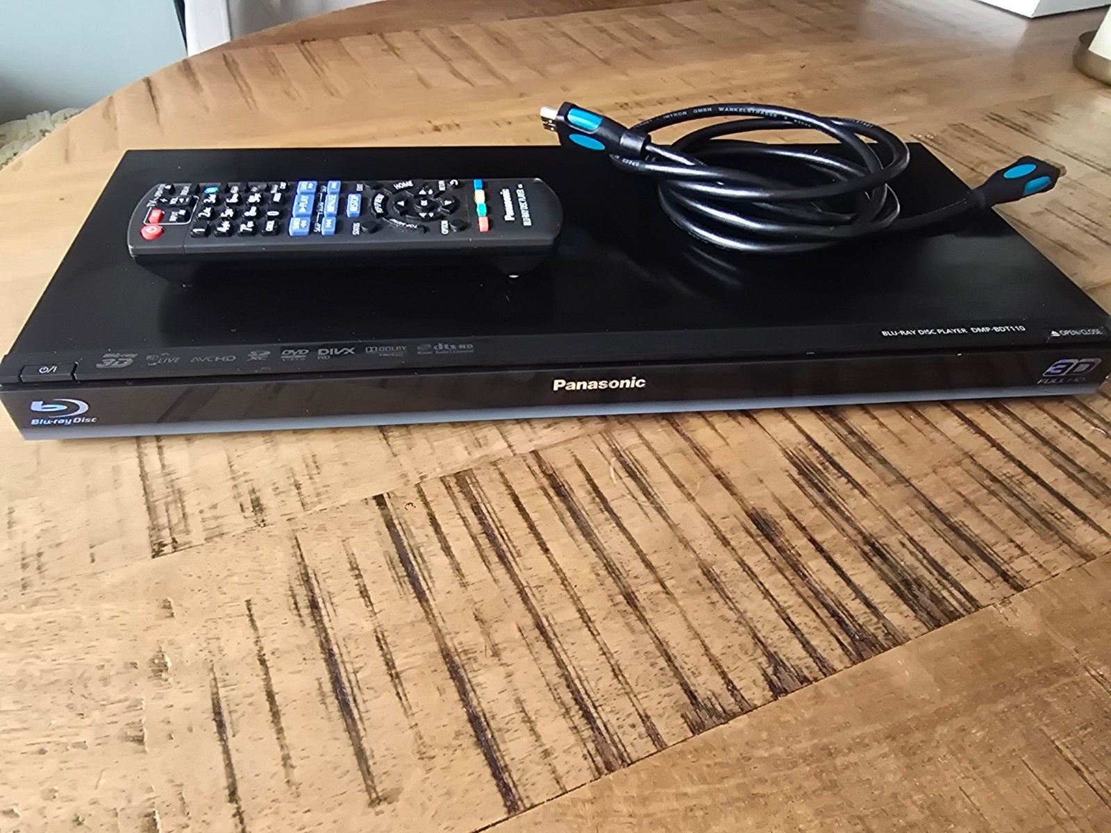 Panasonic DMP-BDT110 Blu-ray Disc Speler met 3D Full HD, Audio, Tv en Foto, Blu-ray-spelers, Ophalen of Verzenden, Zo goed als nieuw