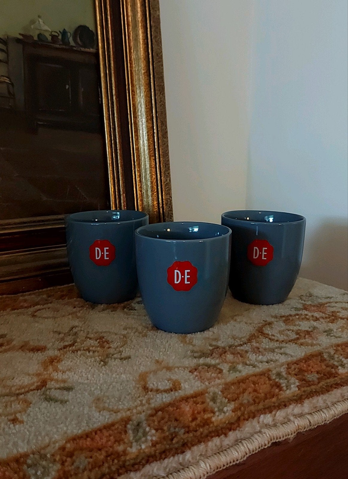 3 Nieuwe! Douwe Egberts mokken - drinkbekers, Ophalen of Verzenden, Nieuw