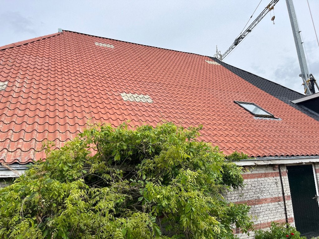 Dakpanplaten, Doe-het-zelf en Verbouw, Platen en Panelen, Ophalen, Gebruikt, Overige materialen, 50 tot 100 mm