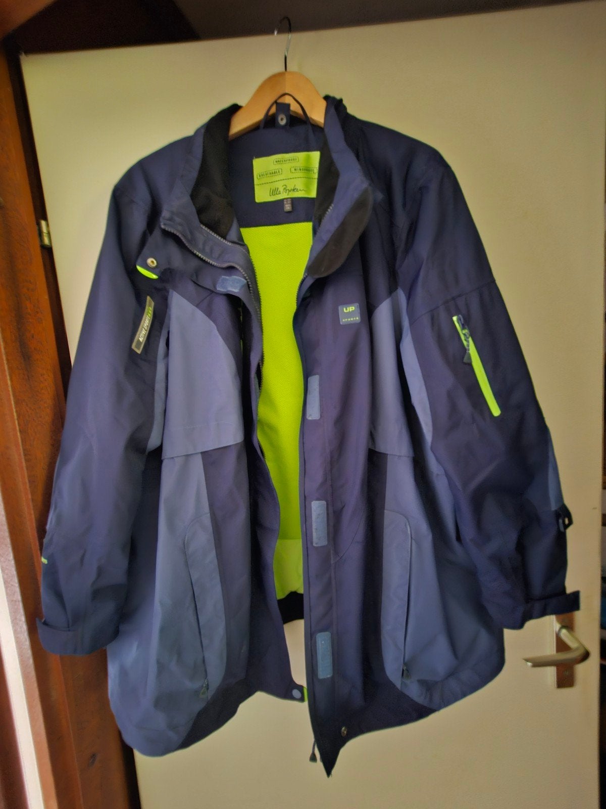 Ulla Popken Active Sports Jas Maat 50/52 Donkerblauw, Kleding | Dames, Grote Maten, Ulla Popken, Ophalen of Verzenden, Zo goed als nieuw
