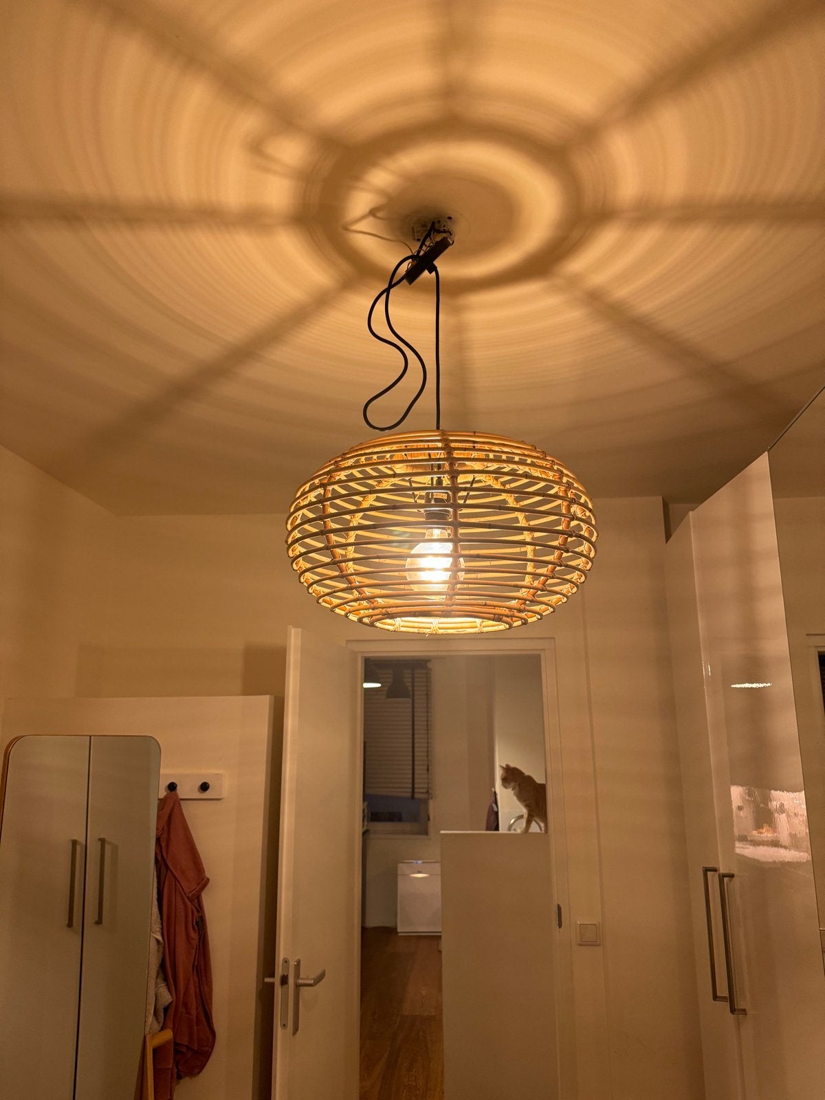 Rotan hanglamp - Boheemse stijl