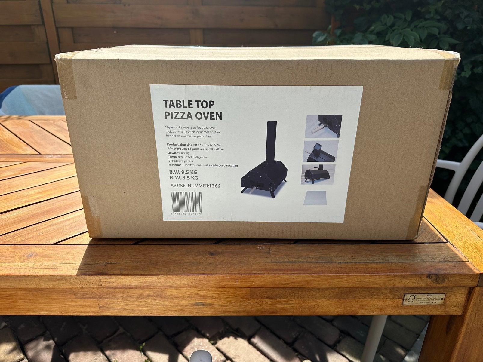Pizzaoven ongebruikt, Ophalen, Nieuw
