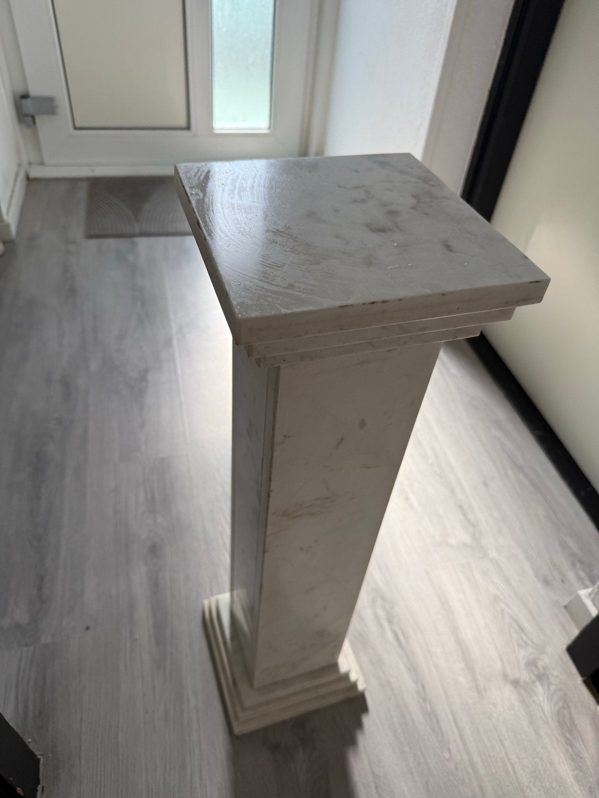 Massieve marmeren zuil - Decoratieve pilaar, Ophalen, Gebruikt