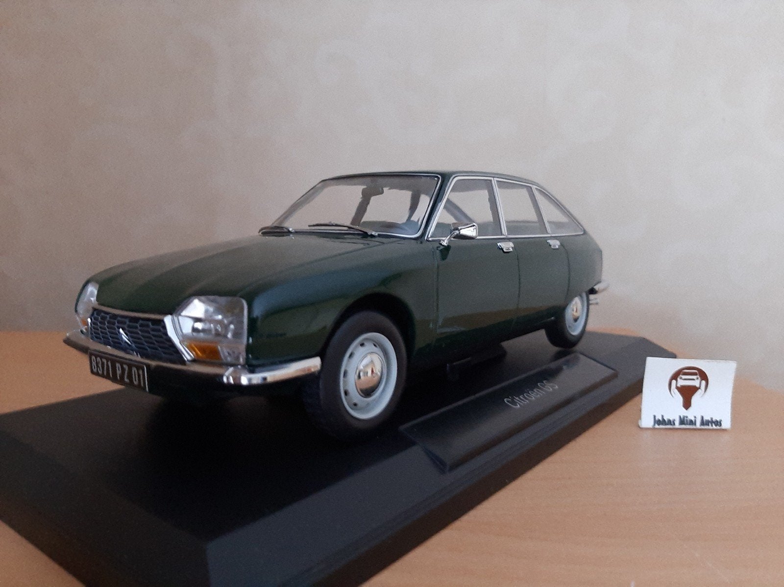 Citroën GS Club 1972 in Charmille Verte van Norev 1:18, Hobby en Vrije tijd, Auto, Norev, Ophalen of Verzenden, Norev