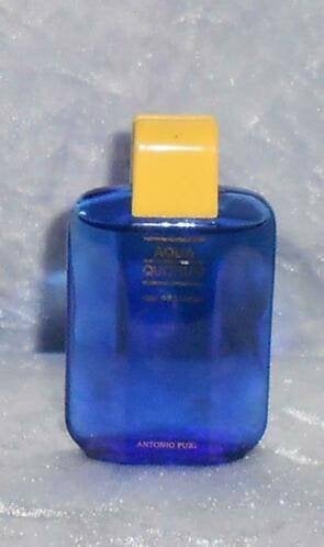 Volle parfum mini - Puig aqua quorum, Ophalen of Verzenden, Zo goed als nieuw, Miniatuur, Gevuld