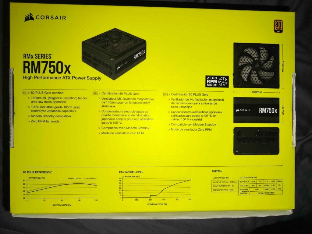 Corsair RM750x Voeding, Computers en Software, Interne voedingen, Ophalen, Gebruikt