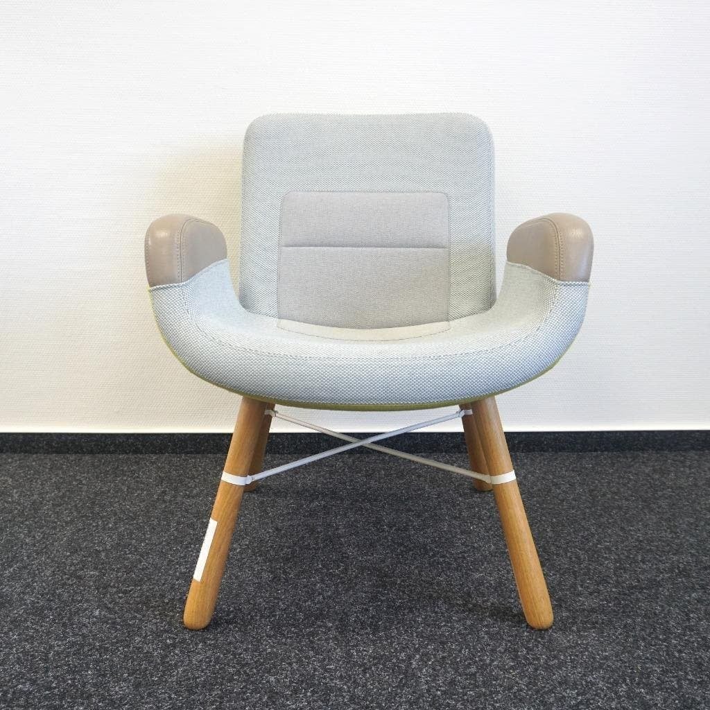 Vitra East River Design Fauteuil | Groen, Huis en Inrichting, Gebruikt, -, Hout, Minder dan 75 cm