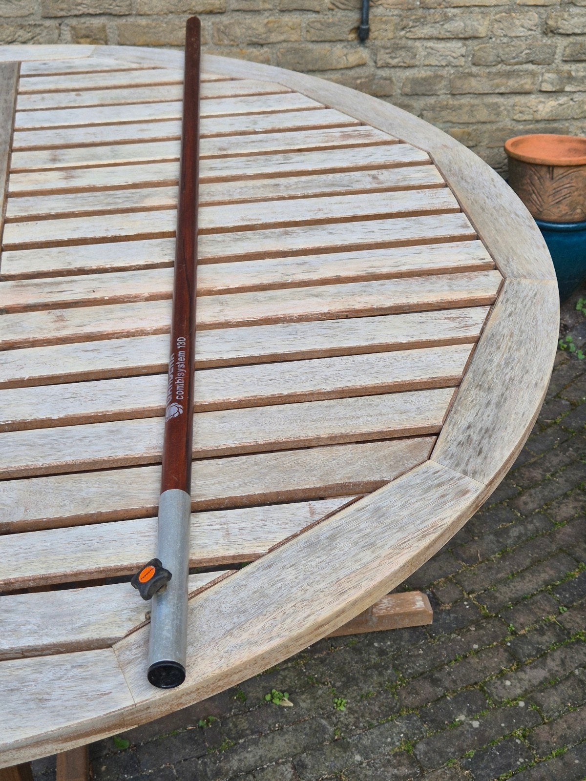 Gardena combisystem 130 steel, houten steel combisysteem, Tuin en Terras, Ophalen, Gebruikt, Overige soorten, Gardena