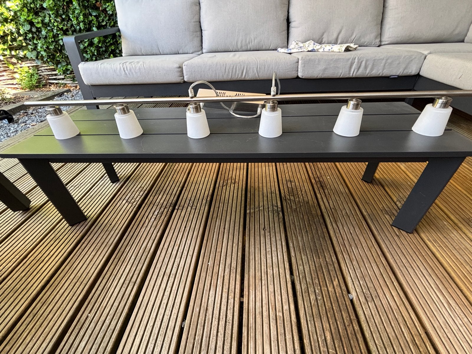 IKEA Tidig Plafondlamp met 6 spots, Huis en Inrichting, Lampen | Hanglampen, Ophalen, Gebruikt, Metaal, Overige fittingen