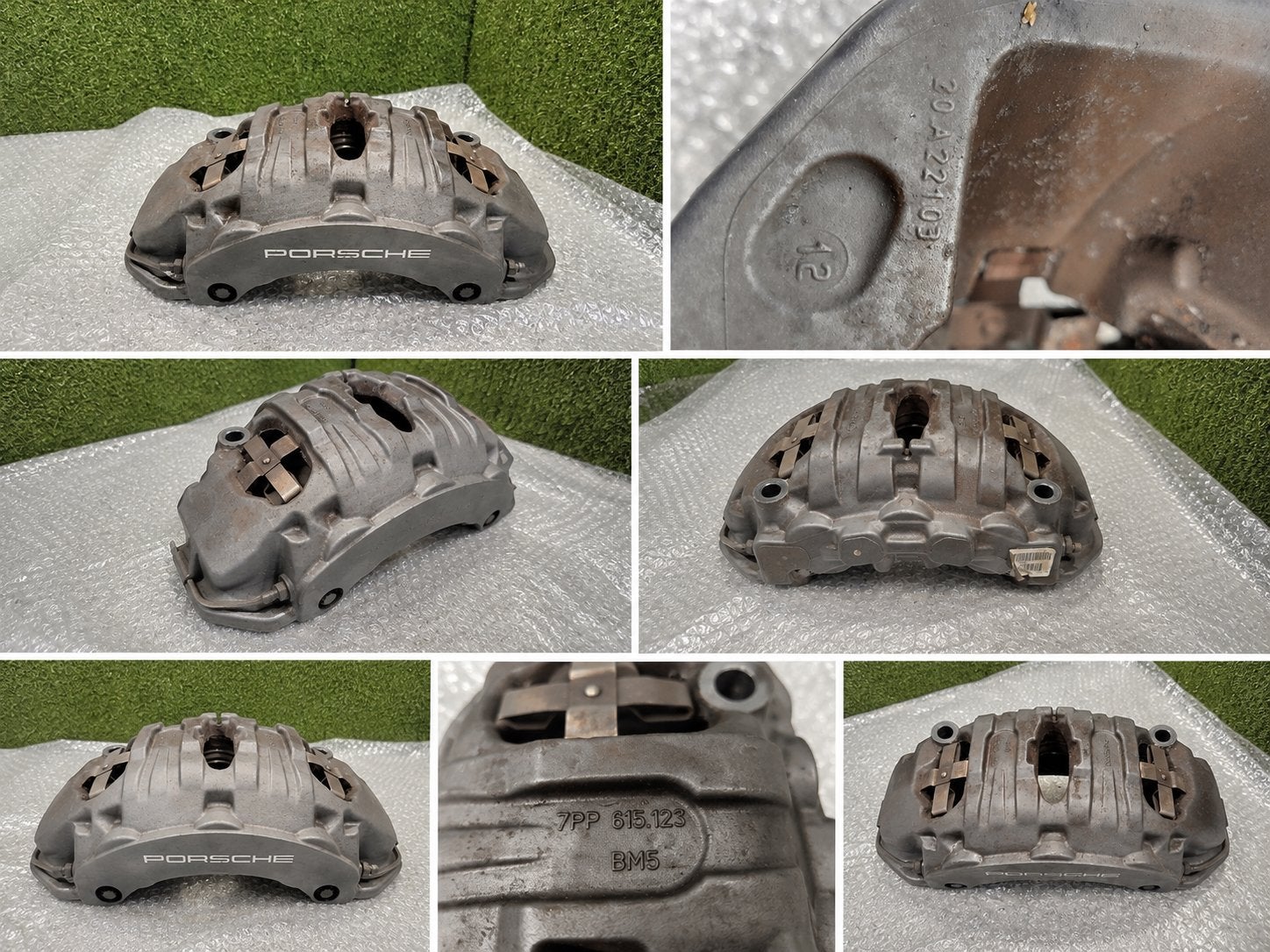 Set Porsche Cayenne 92A / Panamera 6-pots Brembo remklauwen, Ophalen of Verzenden, Gebruikt, Porsche