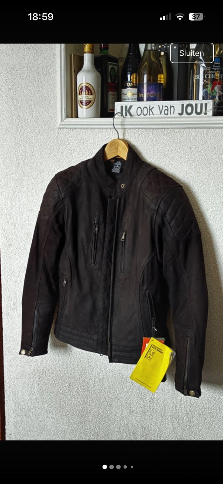 Leren Merlin motorjas, Ophalen of Verzenden, Tweedehands, Jas | leer
