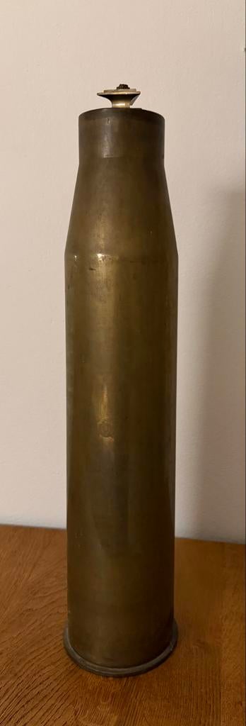 Koperen Huls Centurion Tank huls - Militair Verzamelobject, Verzamelen, Ophalen, Landmacht, Overige gebieden, Hulzen of Bodemvondsten