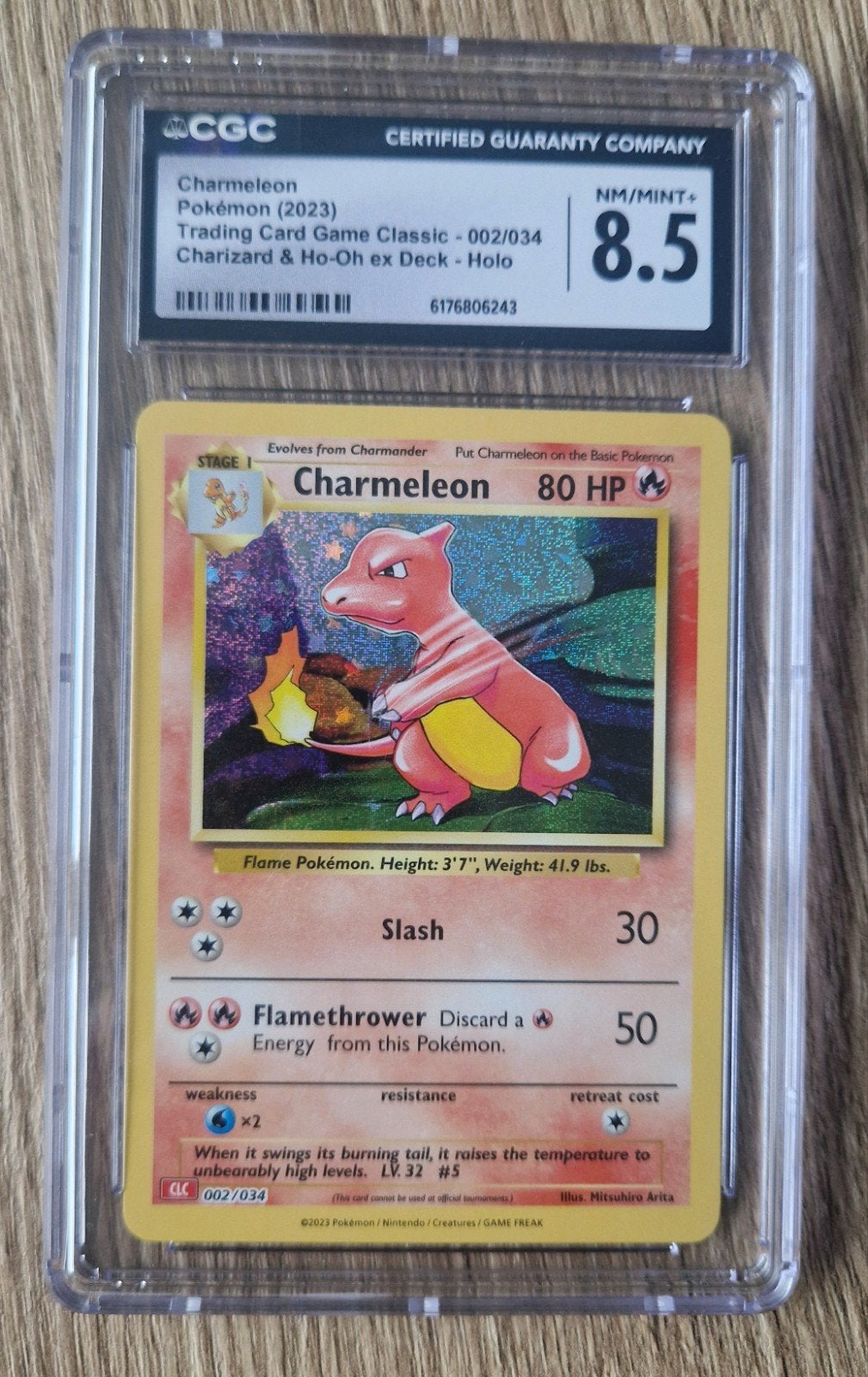 Tcg Charmeleon #002 graded 8.5 charizard's deck, Verzenden