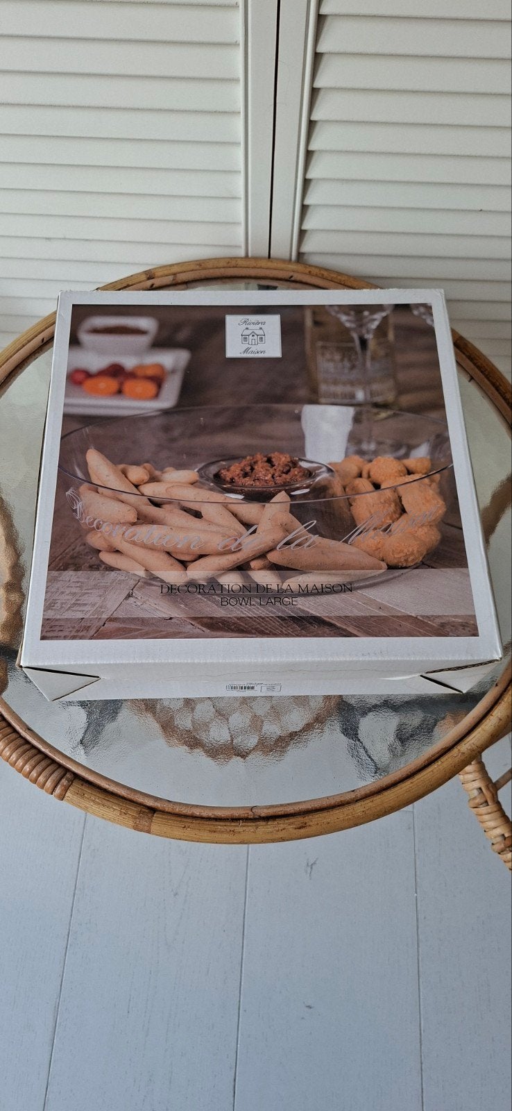 Rivièra Maison De La Maisonbowl, Ophalen of Verzenden, Zo goed als nieuw, Glas