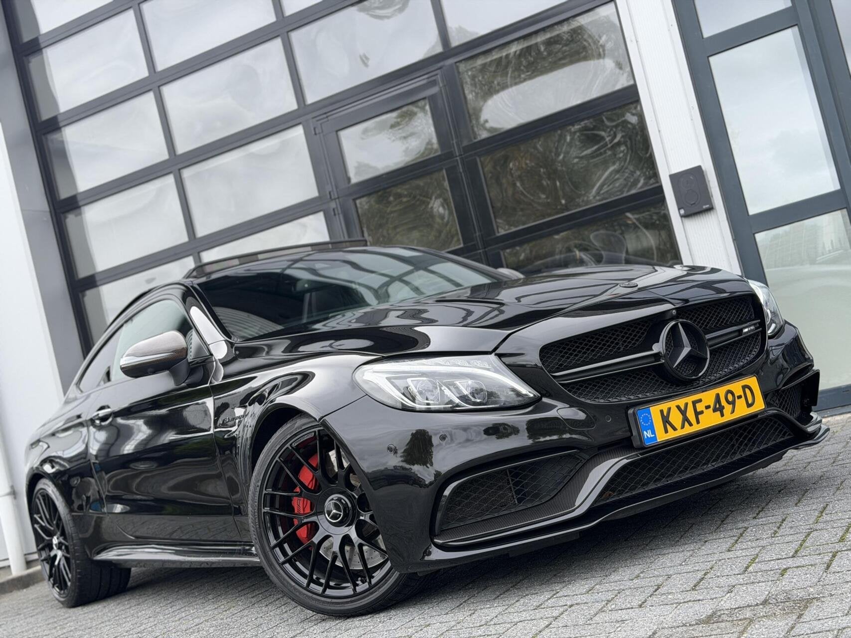 Mercedes C-klasse Coupé AMG 63 S V8 510PK+ / SCHAAL / CARBO, Auto's, Automaat, Achterwielaandrijving, Gebruikt, 4 stoelen