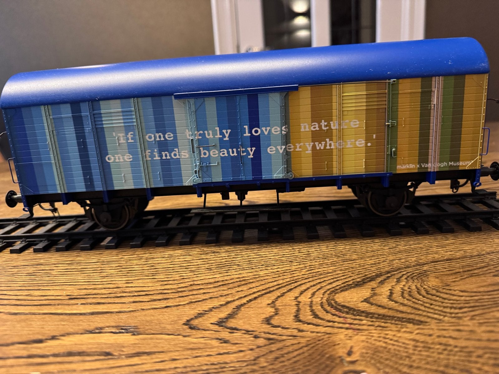 4 Märklin Message Wagons Nieuw Spoor 1, Wisselstroom, Ophalen of Verzenden, Märklin, Nieuw