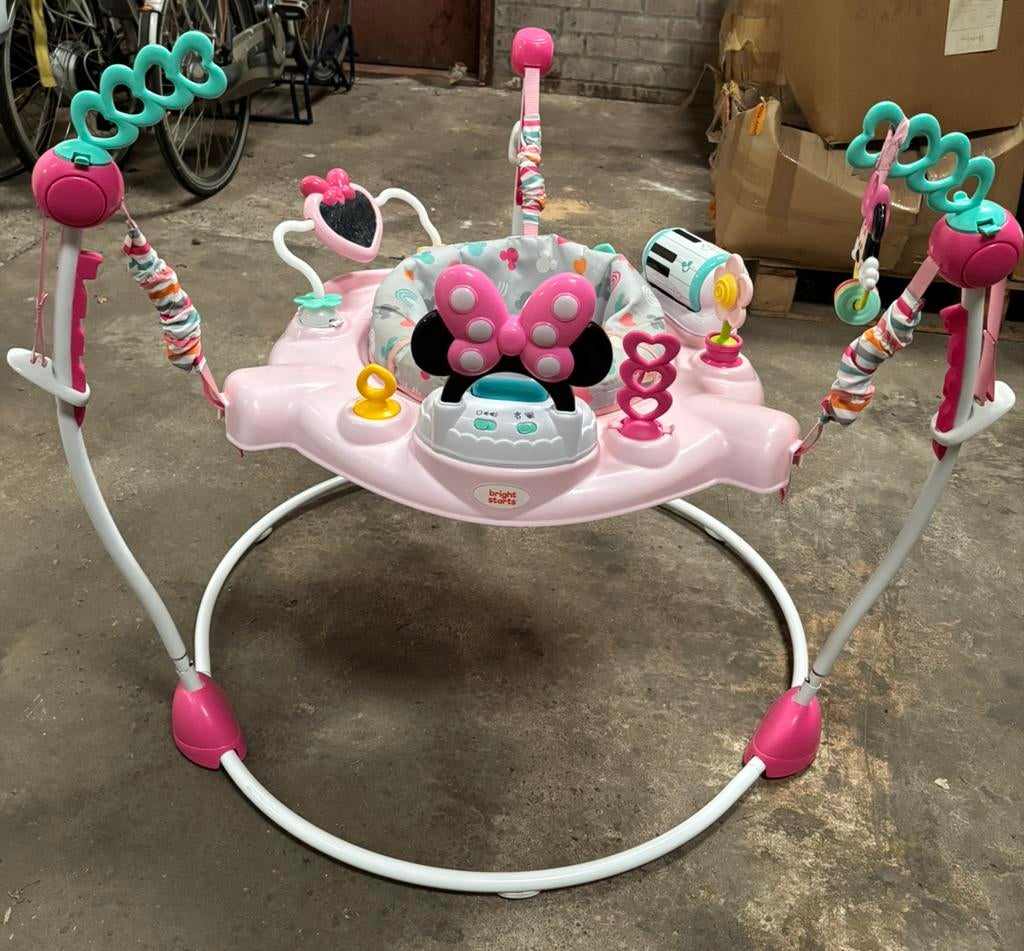 Babyjumper Minnie Mouse, Ophalen, Zo goed als nieuw