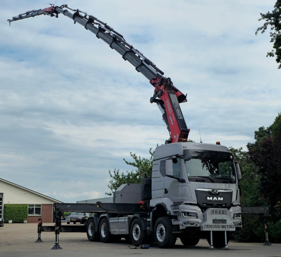MAN TGS 37/510 8x4 FASSI 115tm KRAAN/ FYJIB/LIER/ TREKKER/BA, Auto's, Vrachtwagens, Automaat, Achterwielaandrijving, Euro 6, 510 pk
